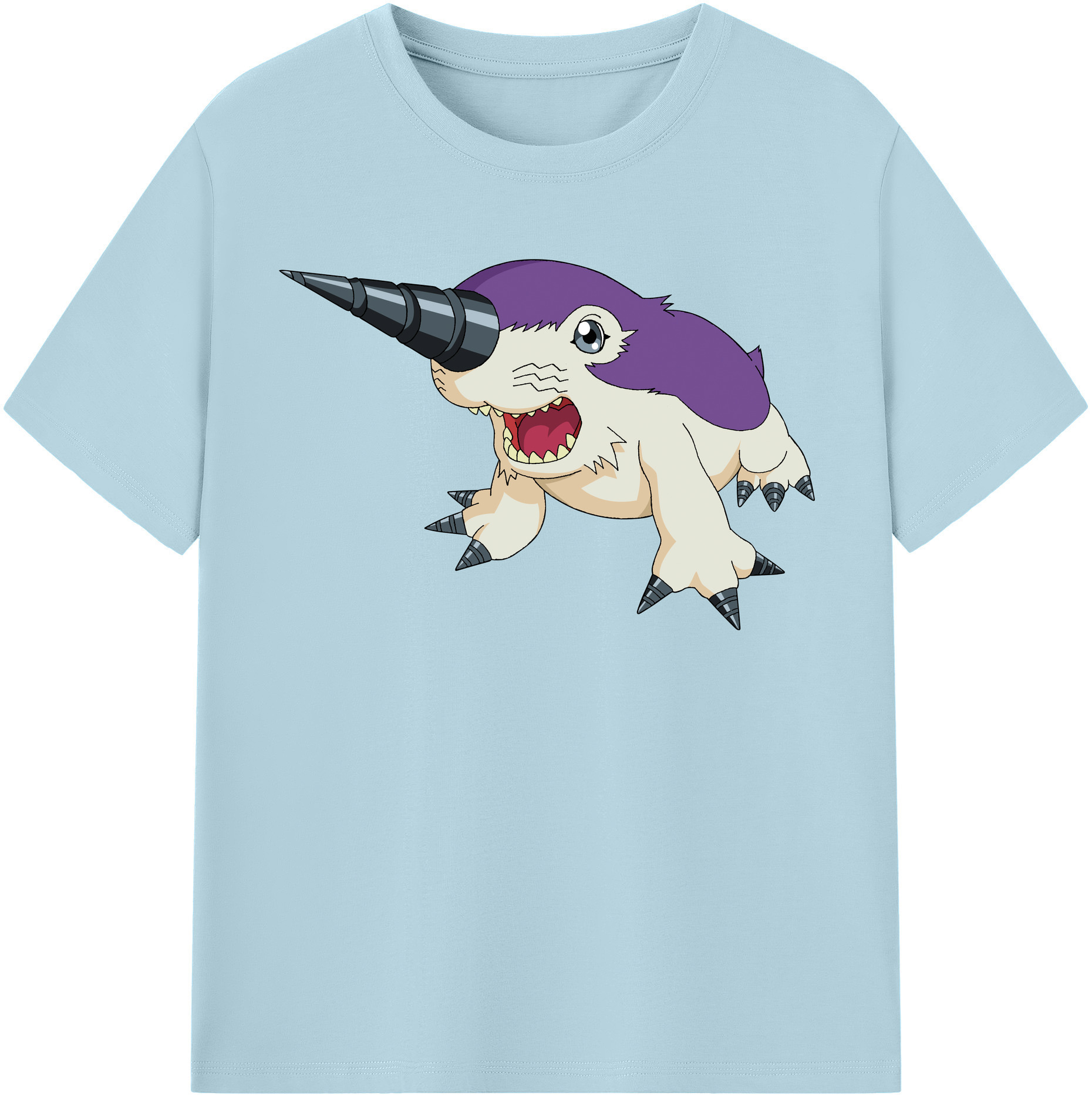 （画像用） Digimon デジタルモンスター/デジモン 綿100％半袖Tシャツ（フロントプリント）